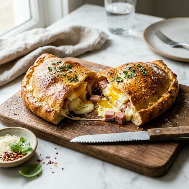 Pizza Calzone soufflée